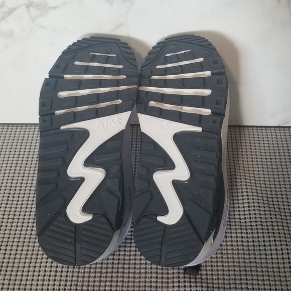 Nike Air Max 90 Toggle TD Pure Platinum Violet Kids Sneakers Shoes 1.5 Youth - Picture 8 of 10